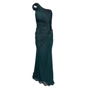 Cult Moda - Gilded Waves Green Cocktail Dress - FR 40